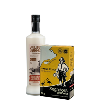 Licor crema de arroz con regalo arroz extra